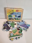 1990 Seven Days Of Creation Piece Floor Puzzle Rare Oop 24X36" Judy Instructo. Fixed Price $24.99.