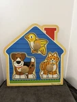 Melissa & Doug Animals Jumbo Knob Wooden Puzzles Set. Fixed Price $11.99.