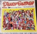 Vtg Disney Fantasy 1981 Jigsaw Puzzle 300 Pcs - Whitman Usa Complete 22" 33". Fixed Price $67.00.