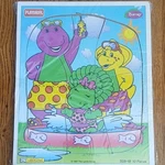 Playskool Barney 10-PIECE Interlocking Cardboard Jigsaw Puzzle 1997 Mpn 328-19. Fixed Price $15.99.