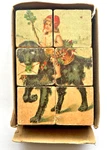 Antique Victorian Wood Block Cube Puzzle Toy Game Design Papers. Fixed Price $30.00.