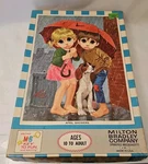 Vtg Puzzle Tykes April Showers Vintage Mb Milton Bradley 1969 Box Complete. Fixed Price $19.50.