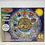 New Melissa & Doug Children Of The World Floor Puzzle 48 Pieces, 32" - Sealed. Fixed Price $13.94.