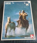 Cowboy 1500 Piece Nathan Puzzle. New Box. Vintage 1990. Made Spain. Fixed Price $100.00.
