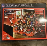 Masterpieces - Cleveland Browns 500 Purebred Fans Dog Jigsaw Puzzle. Fixed Price $25.00.