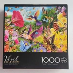 Nib Buffalo Games Vivid Collection Hummingbird Garden 1000 Piece Jigsaw Puzzle. Fixed Price $13.00.