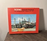 Scenic Jigsaw Puzzle 1974 By Milton Bradley Co. Under Berne & Universal New. Fixed Price $9.00.