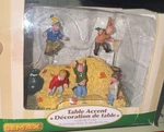 Lemax Table Decoration 2005 Leafpile Frolic #53506 Box New In Damaged. Fixed Price $24.99.