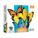 Butterfly Cluster 524 Piece Shaped Jigsaw Puzzle Paper House New. Fixed Price $29.99.