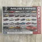 Ford Mustang Evolution - Jigsaw Puzzle By Eurographics 1000 Pieces Sealed. Fixed Price $19.99.