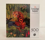 Amazing Nature Tiger And Crocodile 500 Piece Puzzle Buffalo Games New. Fixed Price $12.50.