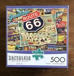 Buffalo Games Route 66 Nostalgia 500 Piece Jigsaw Puzzle Complete Bonus Poster. Fixed Price $10.50.