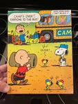 Nos Sealed 1971 Golden Jigsaw Puzzle Peanuts 63 Pc. Camp's Over 11.5"X15". Fixed Price $35.00.