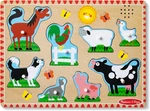 Melissa & Doug Farm Animals Sound Puzzle - Wooden Peg With Effects. Fixed Price $16.95.
