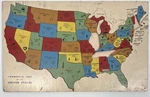 Vintage Wood Puzzle Sifo Commercial Map Of The United States Incomplete Read. Fixed Price $21.32.