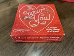 Vintage Springbok Mini Heart Shaped Puzzle Wuv You! Hallmark Cards Valentines. Fixed Price $9.99.