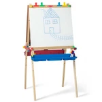 Melissa & Doug Deluxe Standing Art Easel Dry-erase Board, Chalkboard Toy. Fixed Price $62.29.