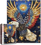 American Flag Eagle Jigsaw Puzzles For Adults 1000 Pieces, United States Country. Fixed Price $17.11.