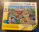 Ravensburger 24 Piece Puzzle Construction Called Busy Building. Fixed Price $30.00.