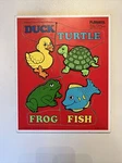 Vintage 1987 Playskool Things That Swim! Wooden Puzzle. Fixed Price $7.00.