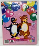 Vtg Roseart Fantastic World Of Lisa Frank Jigsaw Board Tray Puzzle Penguin Bear. Fixed Price $34.99.