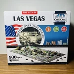 4D Cityscape Las Vegas Jigsaw Puzzle - Complete New, Pieces Sealed. Fixed Price $23.99.