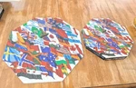 Vintage Springbok Flags Of The World Octagonal Puzzle Complete Okta. Fixed Price $29.99.