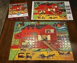 Charles Wysocki Caleb's Buggy Barn 300 Large Pc Puzzle Used Complete Buffalo. Fixed Price $109.99.