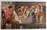 Antique Solid Wood Jigsaw Puzzle 117 Pc Handmade Noninterlocking Hunter Story. Fixed Price $75.00.