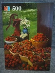 Vintage 1992 Milton Bradley 500 Piece Puzzle Strawberries. Fixed Price $19.97.
