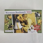 Norman Rockwell Jigsaw Puzzle 500 Pieces 18.25X11IN Amercian Way Classic Nib. Fixed Price $6.50.