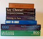 7 Vintage Springbok Puzzles 1000 1500 Pieces San Francisco Ireland Paris. Fixed Price $29.95.