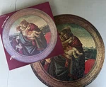 Vtg 1971 Eaton Treasure Virgin & Child John Baptist Round Puzzle 20.25 Comp. Fixed Price $34.95.