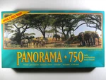 Milton Bradley Panorama 750 Piece Jigsaw Puzzle African Oasis Animals Complete. Fixed Price $19.97.