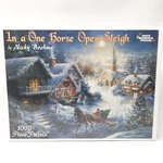 Nicky Boehme In One Horse Open Sleigh 1000 Pc Christmas Jigsaw Puzzle White Mt. Fixed Price $25.54.