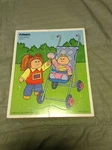 Vintage Playskool Cabbage Patch Kids Wooden Puzzle #240-01 Gc. Fixed Price $13.29.