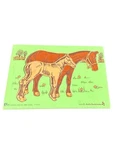 Vintage 1980 Horse And Foal Pc Wooden Puzzle By Judy Co/instructo - J506027. Fixed Price $19.99.