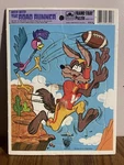 Vintage 1983 Beep The Road Runner Frame Tray Puzzle Golden Football. Fixed Price $9.99.