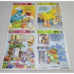 Golden Sesame Street Frame-tray Puzzles Kids 4PK Multicolor Vintage 1989 93. Fixed Price $19.95.