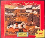 Charles Wysocki 1000PC Puzzle "dancing Pheasant Farms" Seasonal Splendor. Fixed Price $29.99.