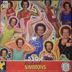 Richard Simmons 550 Piece Jigsaw Puzzle With Poster - Ceaco. Fixed Price $14.00.