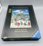 Ravensburger Puzzle Winter Magic Chateau Frontenac Quebec 1000PCS 1997. Fixed Price $49.00.