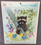 Vintage 1989 Giordano Art Milton Bradley 25 Piece Forest Friends Tray Puzzle. Fixed Price $15.99.