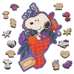 Official Peanuts Snoopy Mother's Day Gift Wooden Jigsaw Puzzle 300PC Mom Flowers. Fixed Price $31.49.