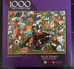 Bits And Pieces 1000 Puzzle Feline Frenzy Lewis Johnson 02-0401 80 Cats. Fixed Price $9.99.