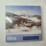 Springbok By Hallmark 1500 Piece Jigsaw Puzzle -winter New England. Fixed Price $28.77.