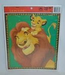 New Vintage Disney The Lion King Mufasa & Simba Golden Frame Tray Puzzle 16PCS. Fixed Price $26.99.