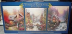 New Ceaco Thomas Kinkade Deluxe Set Of Three (3) 500 Piece Jigsaw Puzzles 3622-2. Fixed Price $13.99.