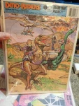 Vintage Mattel Golden 1988 Dino Riders Frame-tray Puzzle #4577A. Fixed Price $7.99.