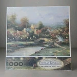 Thomas Kinkade Lamplight Village Jigsaw Puzzle 1000 Pieces Springbok By Hallmark. Fixed Price $29.47.